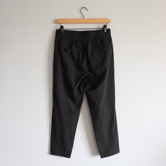 PrAna Women's Black Sz S Pull On Active Stretch Casual Pocket Straight Leg Pants - Picture 2 of 11